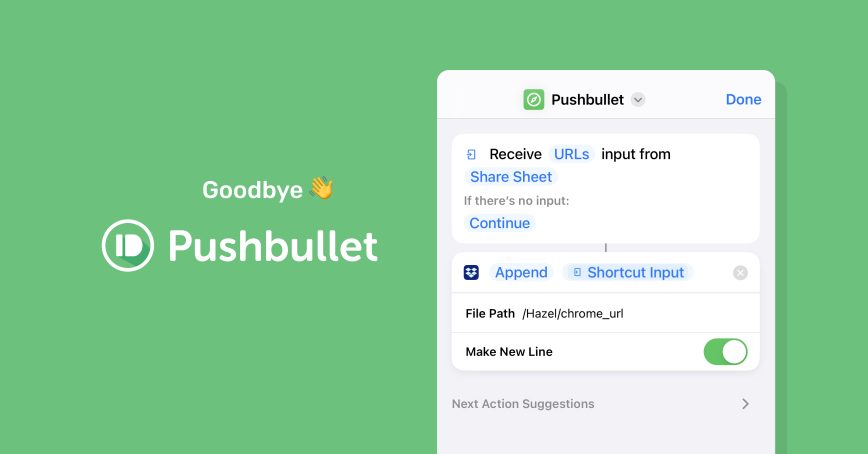 Share links from iOS Safari to a desktop browser,  Pushbullet style